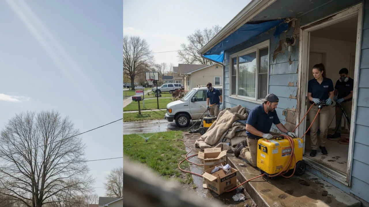 Basement Flood Cleanup in Perrysville, IN near me